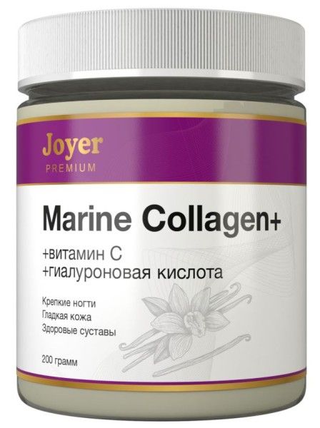 Изображение товара Коллаген морской + Витамин C+ гиалуроновая кислота Joyer Premium 200г Коллаген морской + Витамин C+ гиалуроновая кислота Joyer Premium 200г фотография