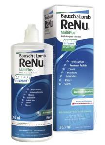 Раствор renu multiplus для линз с протеиновой очисткой 360мл