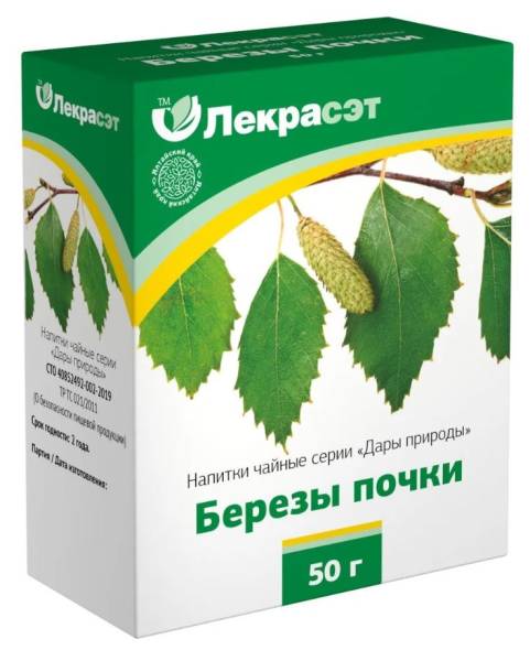 Березовые почки чайный напиток, 50 г фотография