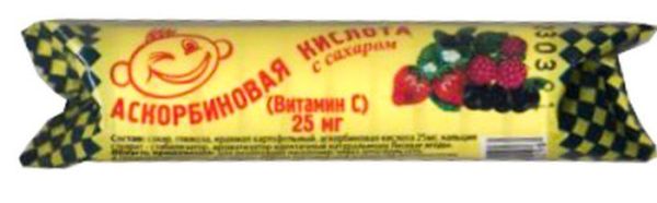Аскорбиновая кислота Аскопром лесная ягода фотография